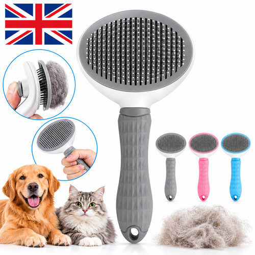 Self cleaning pet hair - hair, brush